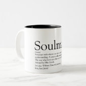 Tasse 2 Couleurs Définition de l'âme sœur personnalisée (Devant gauche)