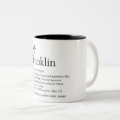 Tasse 2 Couleurs Définition de l'appréciation des enseignants Moder (Devant droit)