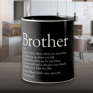 Tasse 2 Couleurs Définition de Meilleur Frère Moderne