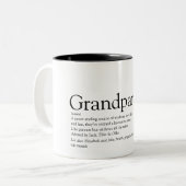 Tasse 2 Couleurs Définition des grands-parents des mondes (Devant gauche)