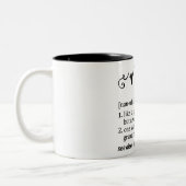 Tasse 2 Couleurs Définition drôle de Nana (Gauche)