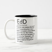 Tasse 2 Couleurs Définition drôle d'EdD (Gauche)