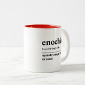 Tasse 2 Couleurs Définition drôle d'enoching (Devant droit)