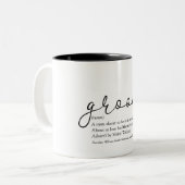 Tasse 2 Couleurs Définition du marié, enterrement de vie de garçon, (Devant gauche)