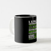 Tasse 2 Couleurs Définition du nom de la fille Luna (Devant gauche)