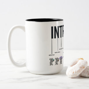 Tasse 2 Couleurs Définition d'un introverti drôle - Personnalité ca