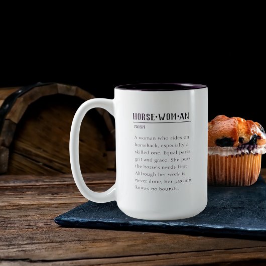 Tasse 2 Couleurs Définition d'une confiture de cheval