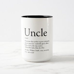 Tasse 2 Couleurs Définition moderne de l'oncle préféré