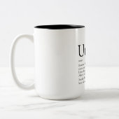 Tasse 2 Couleurs Définition moderne de l'oncle préféré (Gauche)