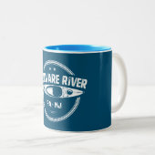 Tasse 2 Couleurs Delaware River Kayak (Devant droit)
