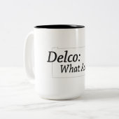 Tasse 2 Couleurs Delco - Quel Accent ? (Devant gauche)