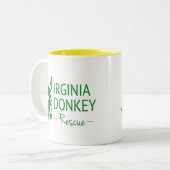 Tasse 2 Couleurs Délivrance d'âne de la Virginie (Devant gauche)