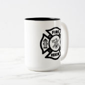 Tasse 2 Couleurs Délivrance du feu (Devant droit)