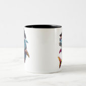 Tasse 2 Couleurs delphin mug. (Centre)