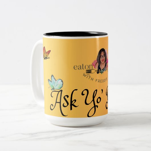 Tasse 2 Couleurs Demander au pasteur (Devant gauche)