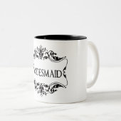 Tasse 2 Couleurs Demoiselle d'honneur (Devant droit)
