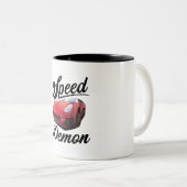 Tasse 2 Couleurs Démon de la vitesse (Devant droit)