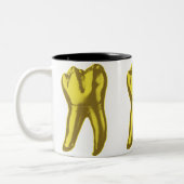 Tasse 2 Couleurs Dent en or (Gauche)