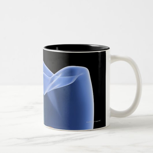Tasse 2 Couleurs Dent, section transversale transparente d'une (Droit)