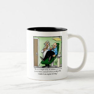 Tasse 2 Couleurs Dentaire amusant/Humour Médicale