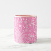 Tasse 2 Couleurs Dentelle rose (Centre)