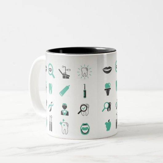 TASSE 2 COULEURS DENTISTE (Devant gauche)