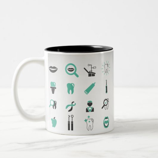 TASSE 2 COULEURS DENTISTE (Gauche)