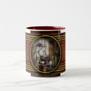 Tasse 2 Couleurs Dentiste - Cabinet dentaire circa années 1940