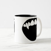 Tasse 2 Couleurs Dents de vampire (Devant droit)
