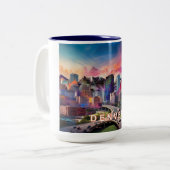 Tasse 2 Couleurs Denver Mile High City (Devant gauche)