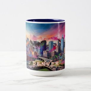 Tasse 2 Couleurs Denver Mile High City