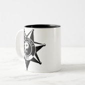 Tasse 2 Couleurs Département de police de karma ! (Devant gauche)