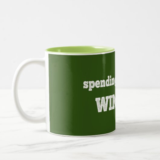 Tasse 2 Couleurs Dépenser Moins Que Gagner (Gauche)