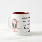 Tasse 2 Couleurs Depuis posséder des rats… (Devant gauche)