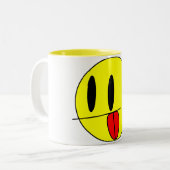 Tasse 2 Couleurs Déranger Visage Fun (Devant gauche)