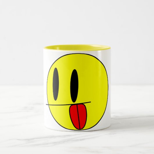 Tasse 2 Couleurs Déranger Visage Fun (Centre)