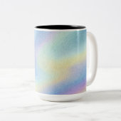 Tasse 2 Couleurs Dérive de ciel pastel (Devant droit)