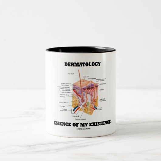 Tasse 2 Couleurs Dermatologie Essence De Mon Existence (Centre)