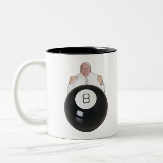 Tasse 2 Couleurs Derrière la boule 8 (Gauche)