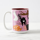 Tasse 2 Couleurs Des chats si différents. (Gauche)