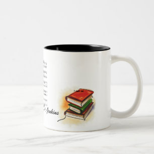 Tasse 2 Couleurs des livres, feuille de musique, je vous veux, ai