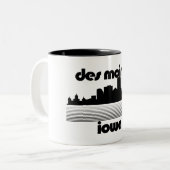 Tasse 2 Couleurs Des Moines, Iowa (Devant gauche)