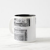 Tasse 2 Couleurs Des six billets d'un dollar colonial (Devant gauche)