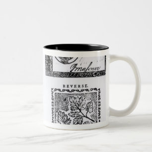 Tasse 2 Couleurs Des six billets d'un dollar colonial