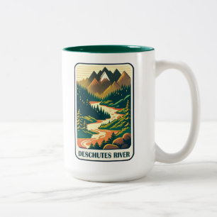 Tasse 2 Couleurs Deschutes River Oregon Colors