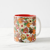 Tasse 2 Couleurs Désert Noël (Devant droit)