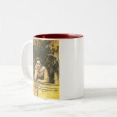 Tasse 2 Couleurs Design Ange Renaissance (Devant gauche)