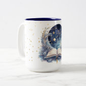 Tasse 2 Couleurs Design de livre céleste (Devant gauche)
