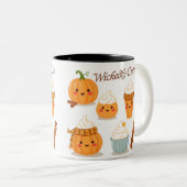 Tasse 2 Couleurs Design d'Halloween mignon (Devant droit)