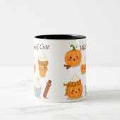Tasse 2 Couleurs Design d'Halloween mignon (Centre)
